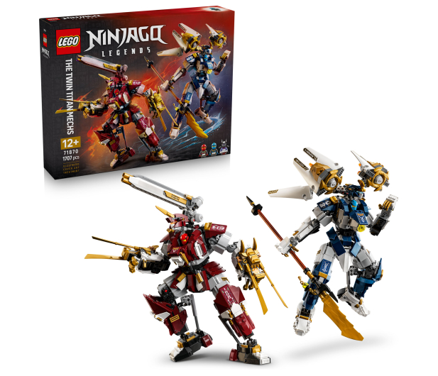 LEGO NINJAGO 71870 Bliźniacze tytanowe mechy - 1529849 - zdjęcie 2